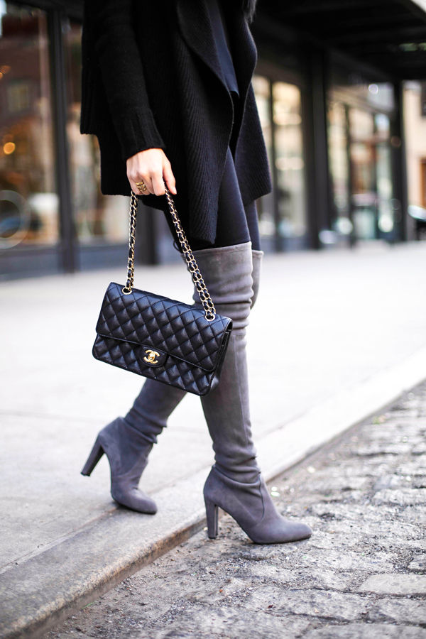 Chanel 2.55 black purse