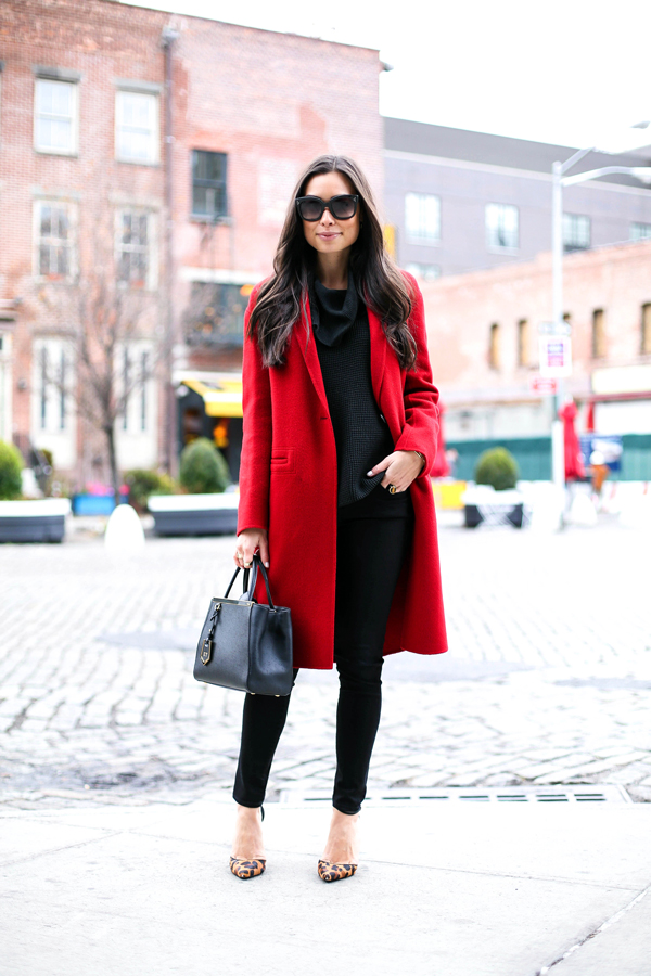 fendi red coat