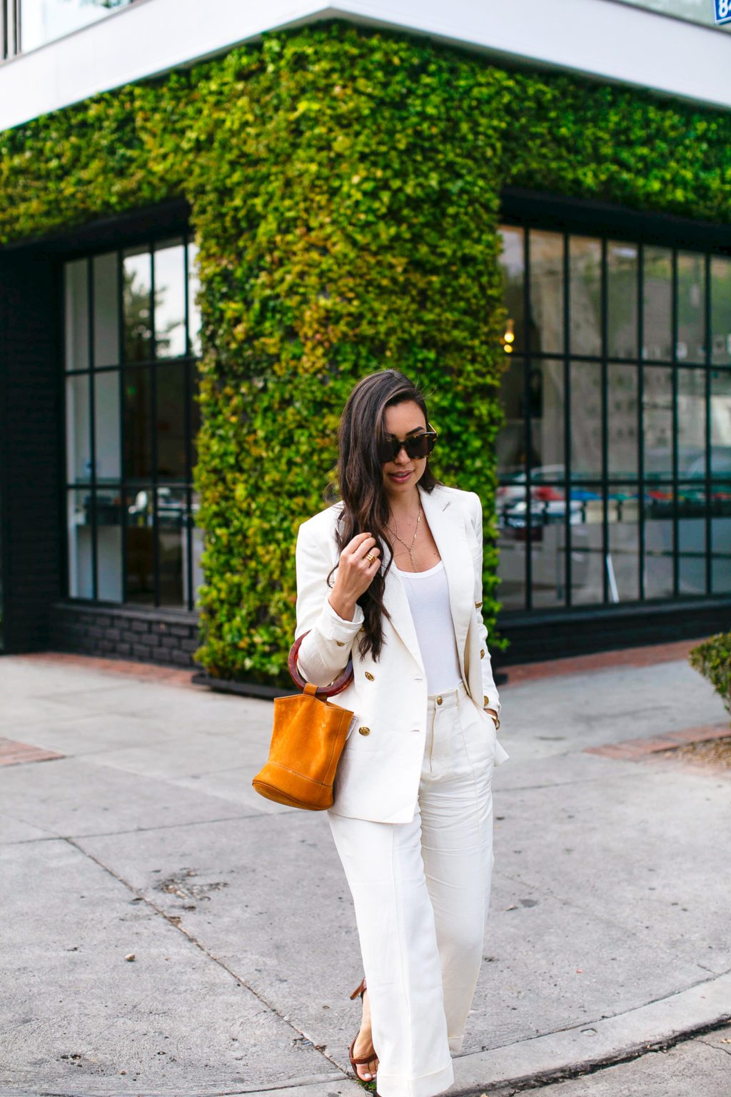 Cream Pantsuit: The Perfect Business 