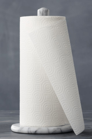 Marble paper towel holder