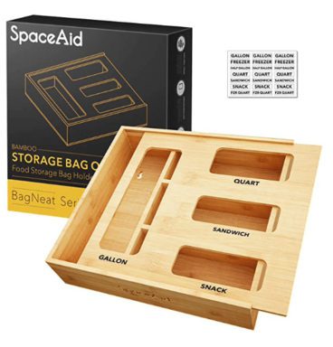 Bag storage organizer