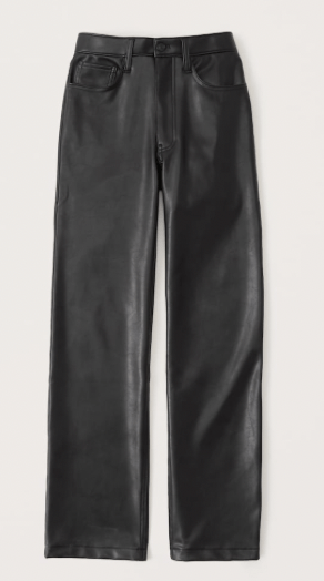 Vegan leather pants